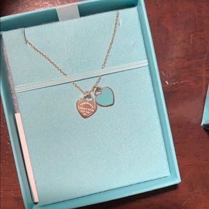 Tiffany & Co. Mini Double Heart Tag